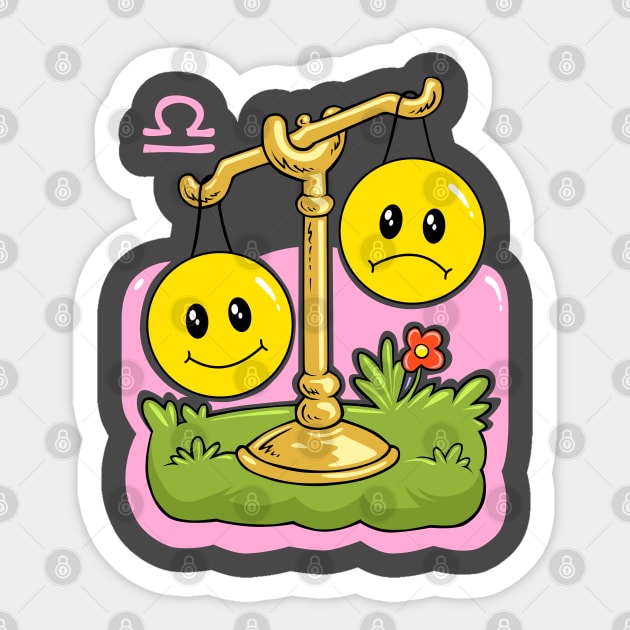 Smiley Libra Sticker by SpageGiant